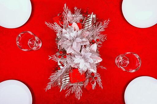 Centrotavola di Capodanno 2026 realizzato a mano da Emilia Tulipani