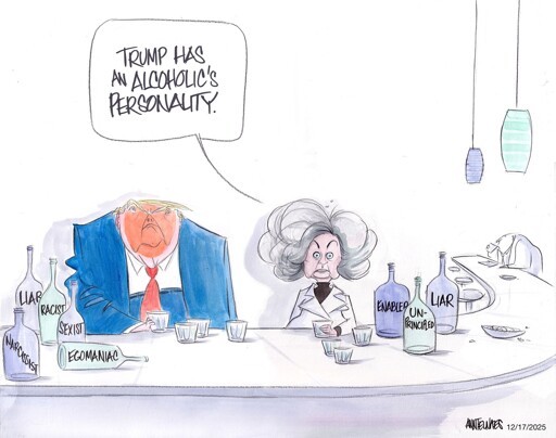 Susie Wiles addiction problem - Ann Telnaes