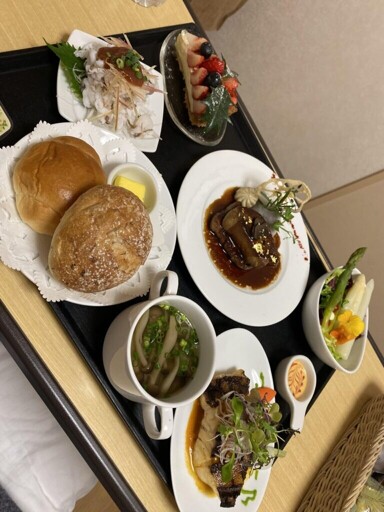 These are foods served at Japanese Hospital when I gave birth my son