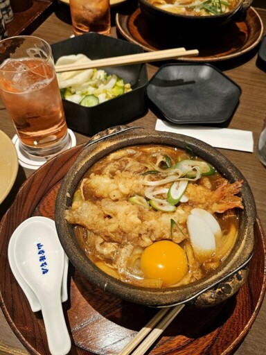 Miso udon with Tempura