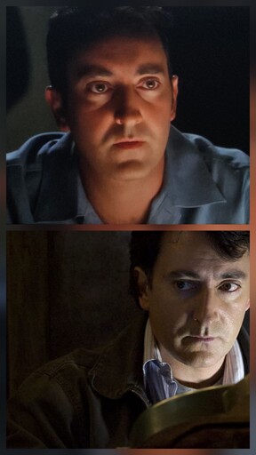 Peter Kelamis playing Brody on Stargate Universe and a Trust agent on Stargate SG-1